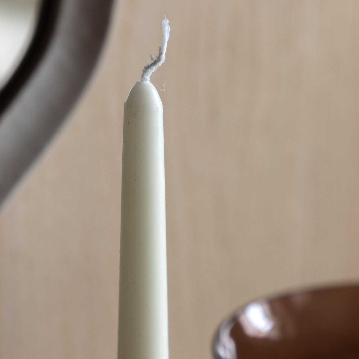 Bodhi Accessories Tapered Dinner Candles White 8pk House of Isabella UK