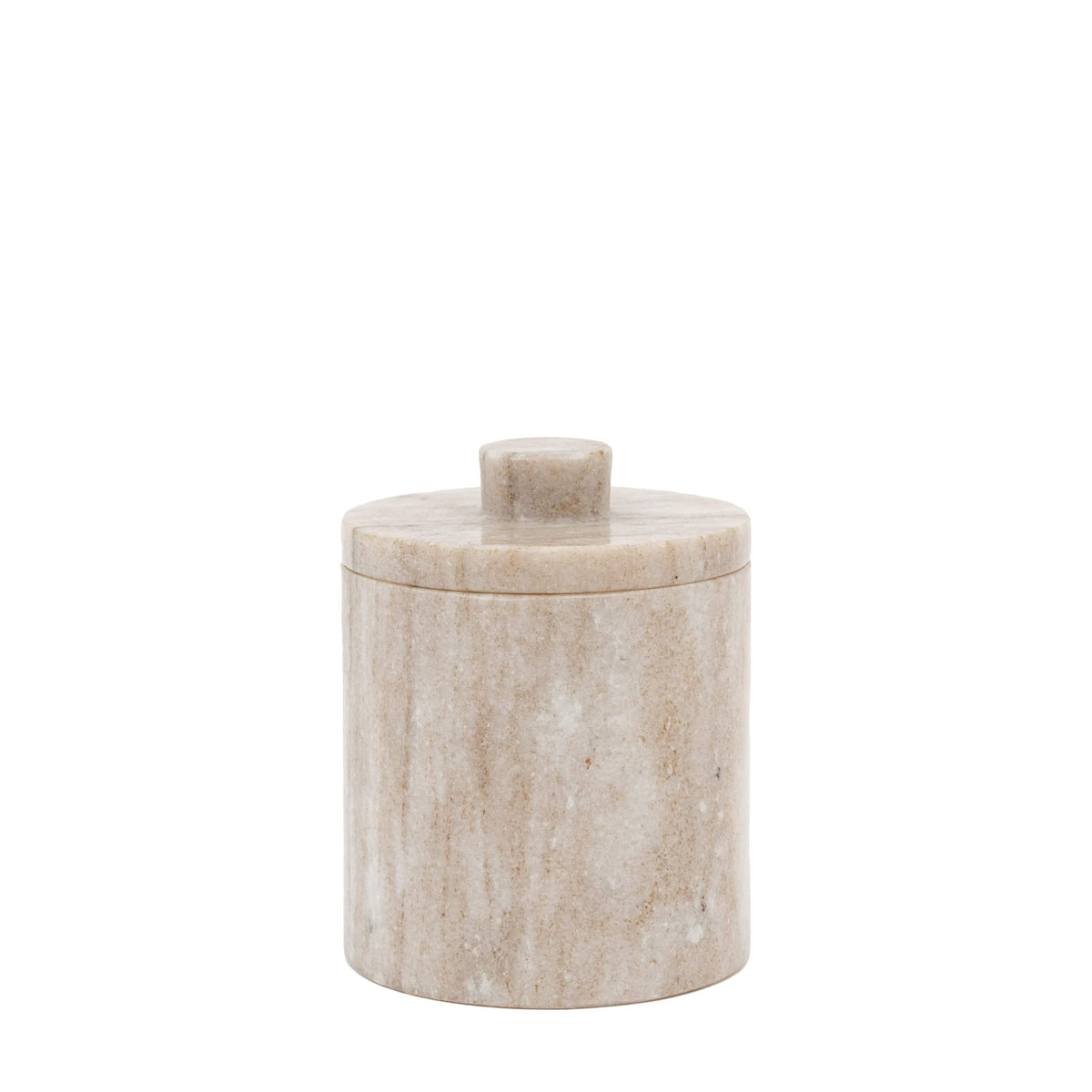 Bodhi Accessories Tarragona Marble Storage Jar Small House of Isabella UK