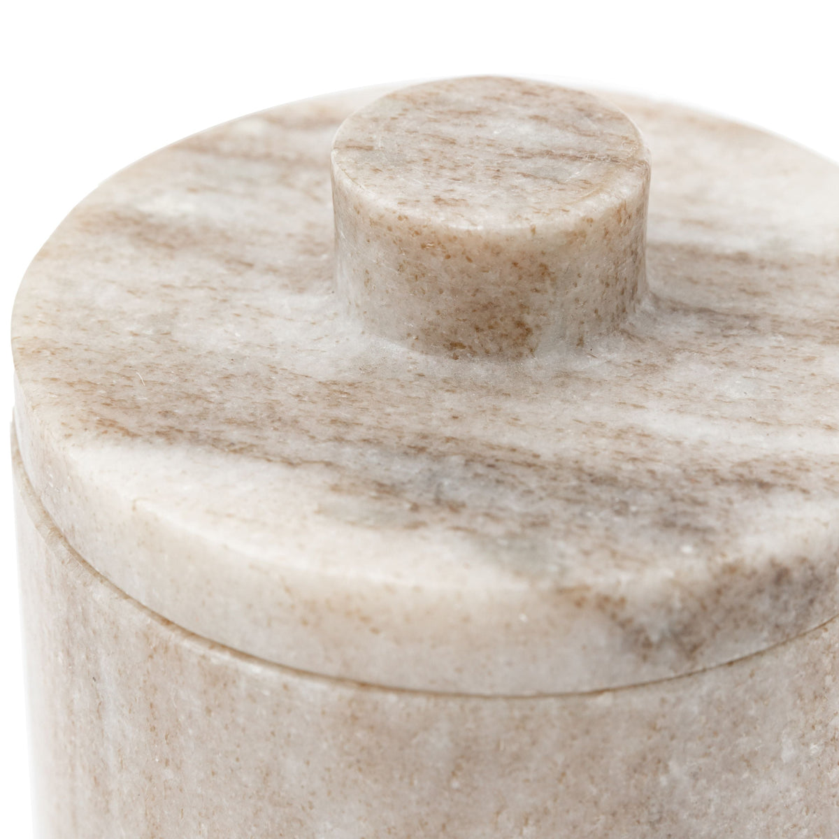 Bodhi Accessories Tarragona Marble Storage Jar Small House of Isabella UK
