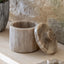 Bodhi Accessories Tarragona Marble Storage Jar Small House of Isabella UK