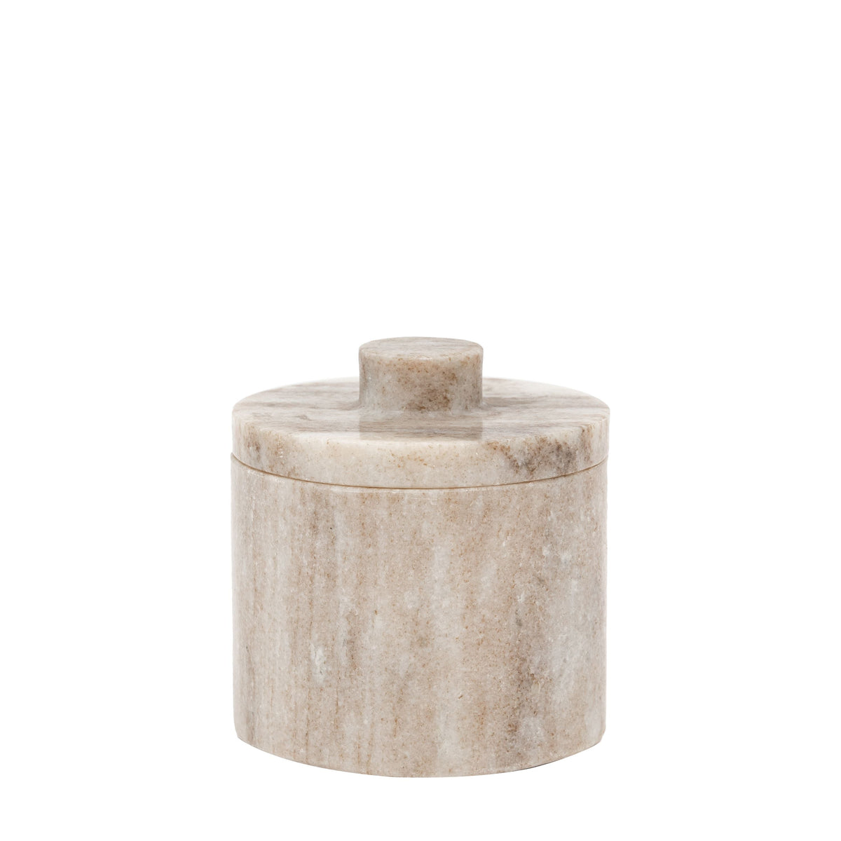 Bodhi Accessories Tarragona Marble Storage Jar Small House of Isabella UK