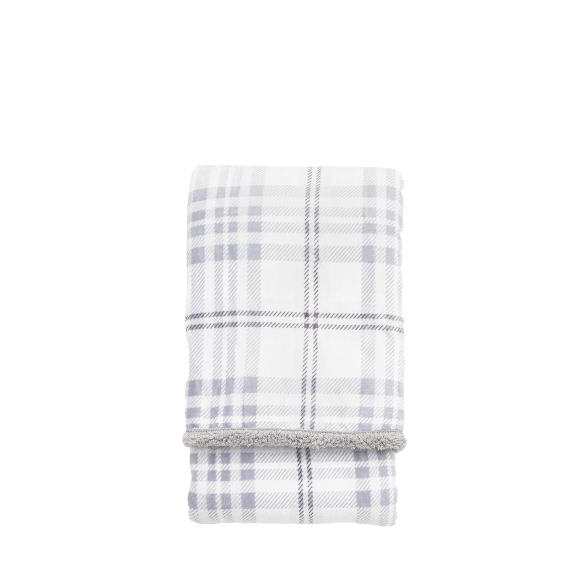 Bodhi Accessories Tartan Sherpa Throw Mulberry House of Isabella UK