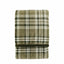 Bodhi Accessories Tartan Sherpa Throw Olive House of Isabella UK