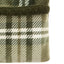 Bodhi Accessories Tartan Sherpa Throw Olive House of Isabella UK