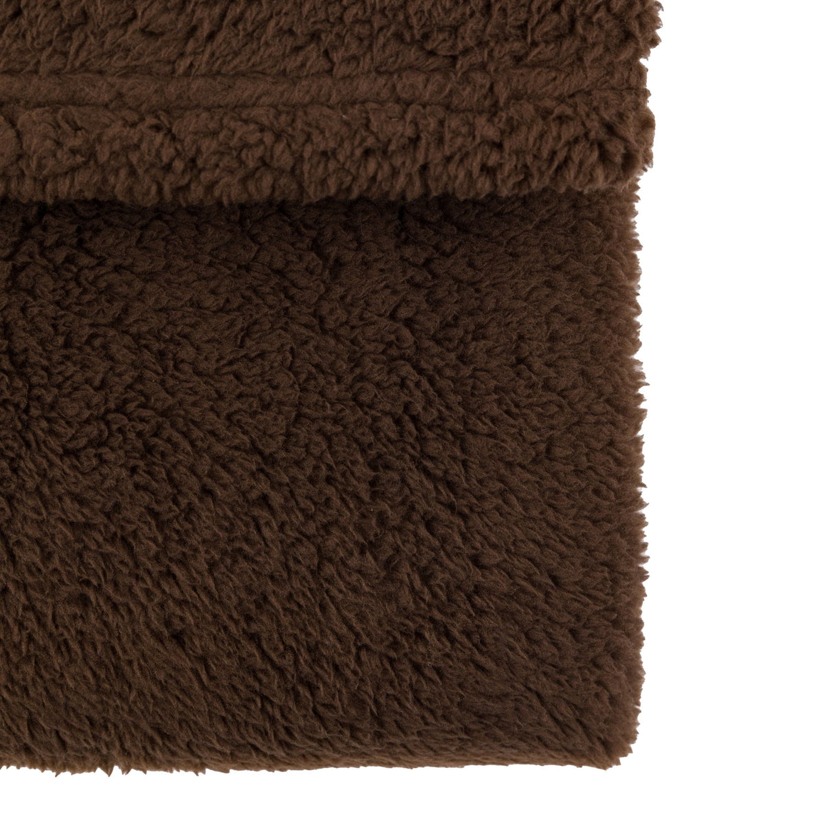Bodhi Accessories Teddy Fleece Throw Chocolate House of Isabella UK