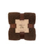 Bodhi Accessories Teddy Fleece Throw Chocolate House of Isabella UK