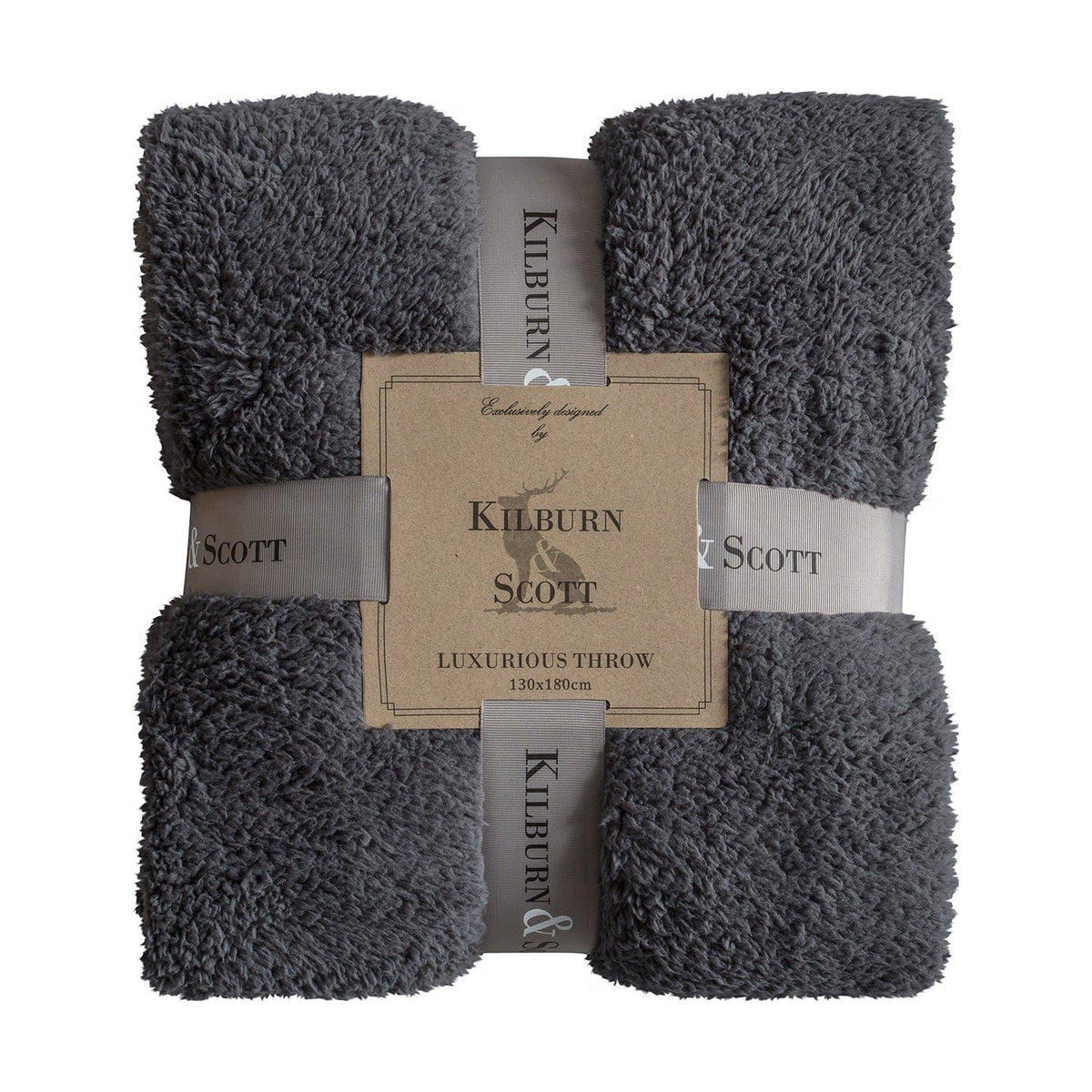 Bodhi Accessories Teddy Fleece Throw Mulberry House of Isabella UK