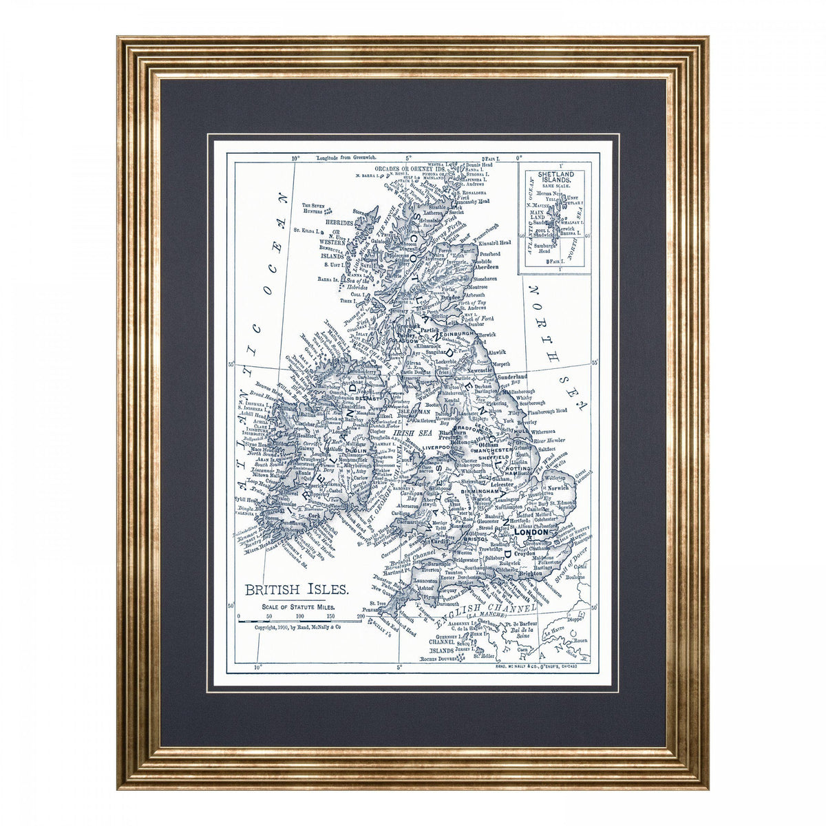 Bodhi Accessories The British Isles Framed Art House of Isabella UK