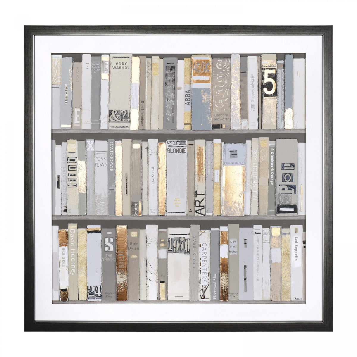 Bodhi Accessories The Library Framed Canvas House of Isabella UK