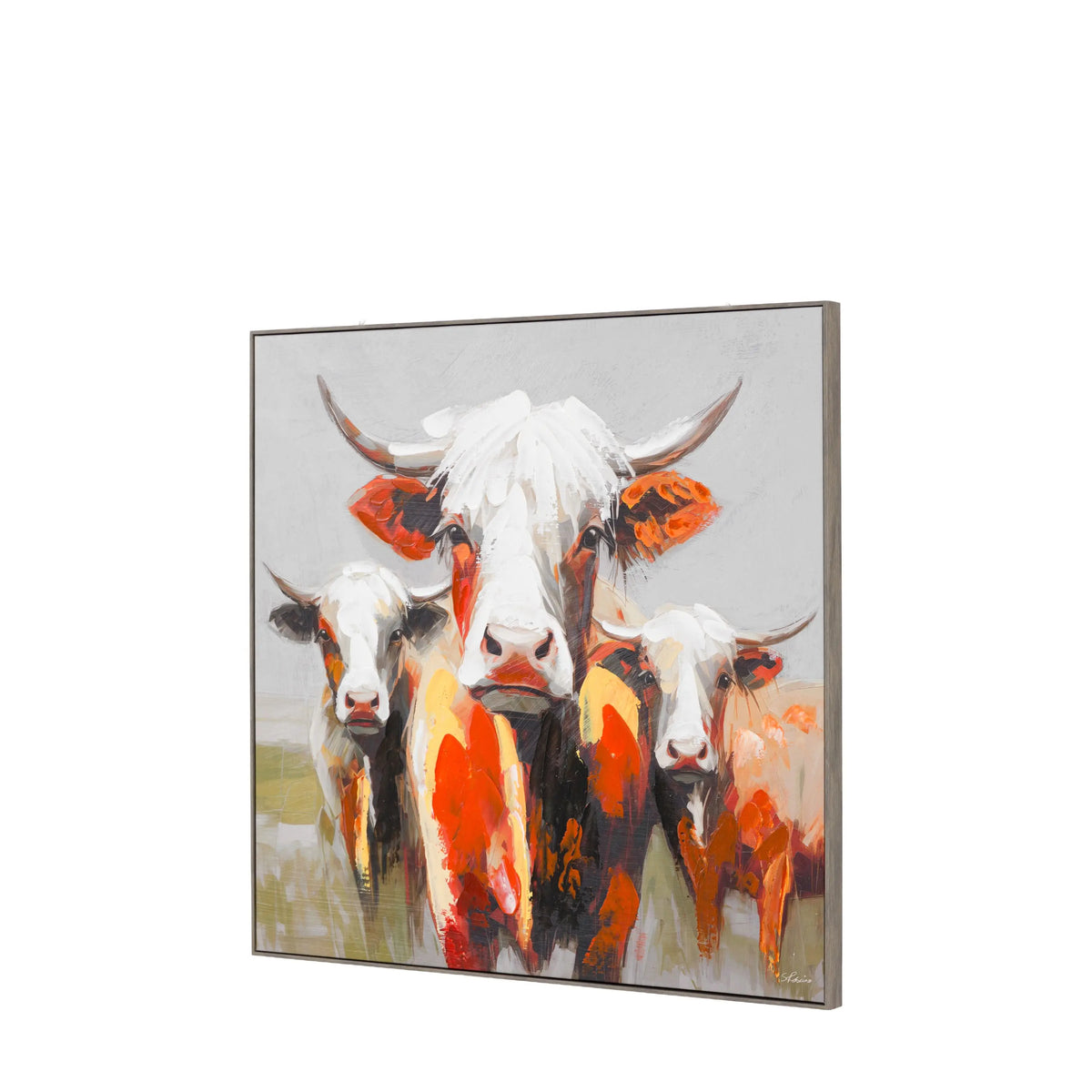 Bodhi Accessories The Moo Crew Framed Canvas House of Isabella UK