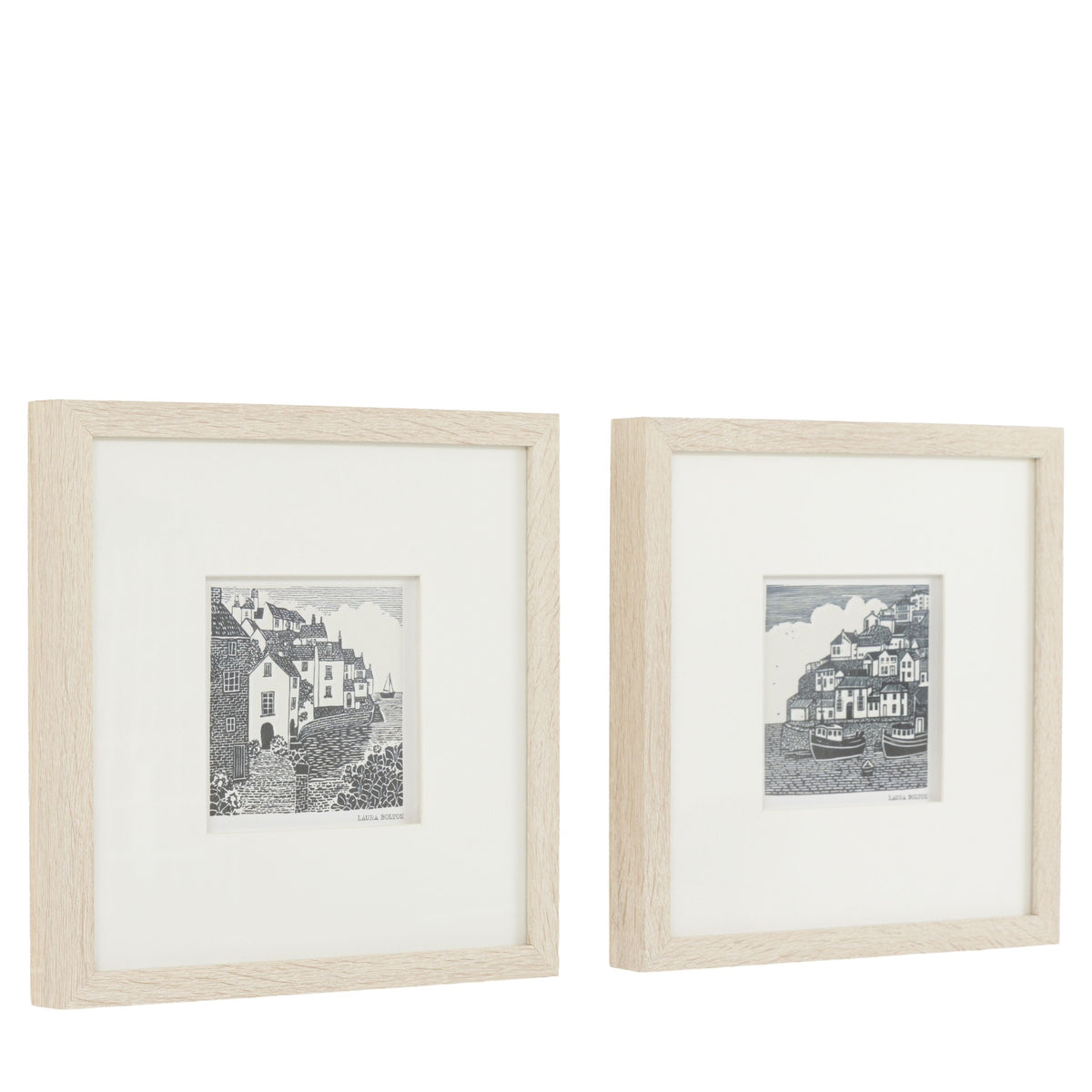 Bodhi Accessories Tidal Tales II Framed Art Set of 2 House of Isabella UK