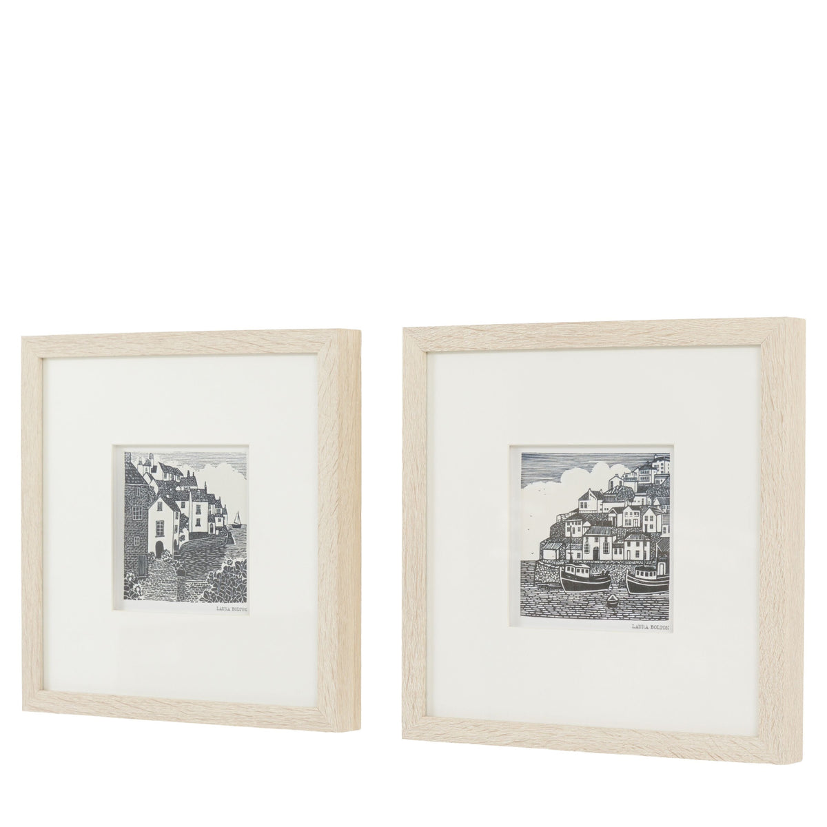 Bodhi Accessories Tidal Tales II Framed Art Set of 2 House of Isabella UK