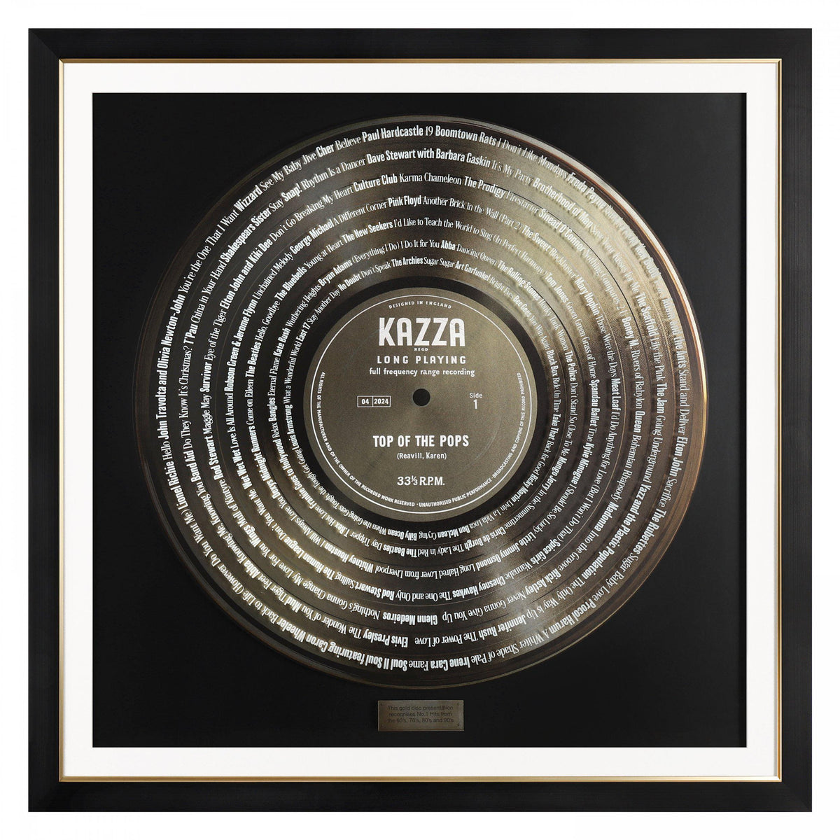 Bodhi Accessories Top of the Pops Framed Art House of Isabella UK