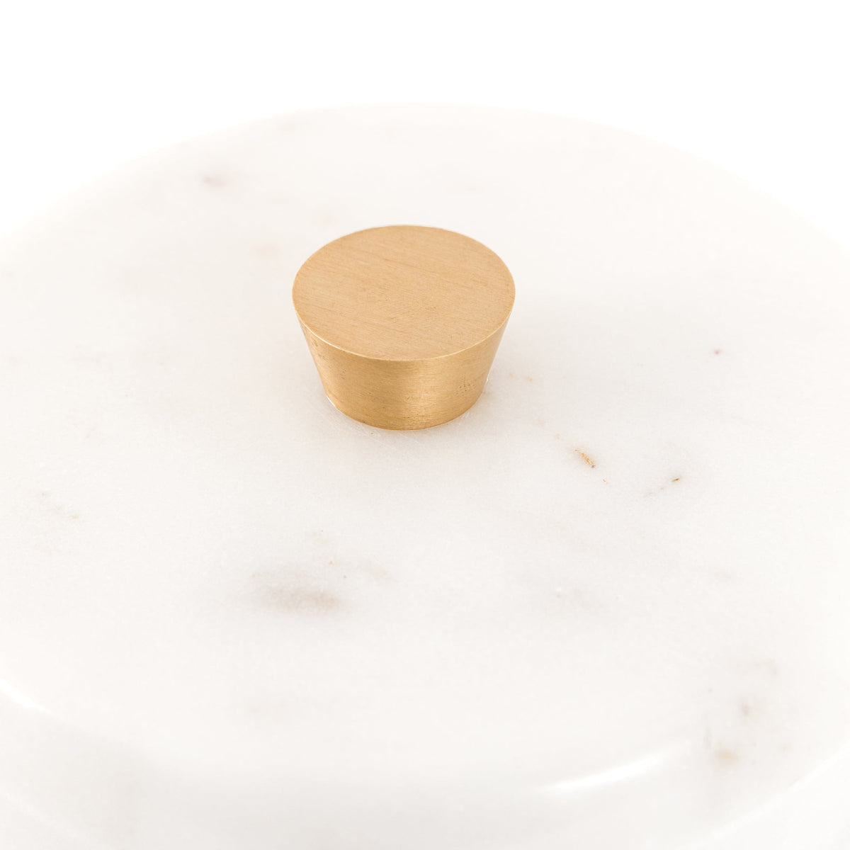 Bodhi Accessories Veta Marble Rounded Box White Large House of Isabella UK