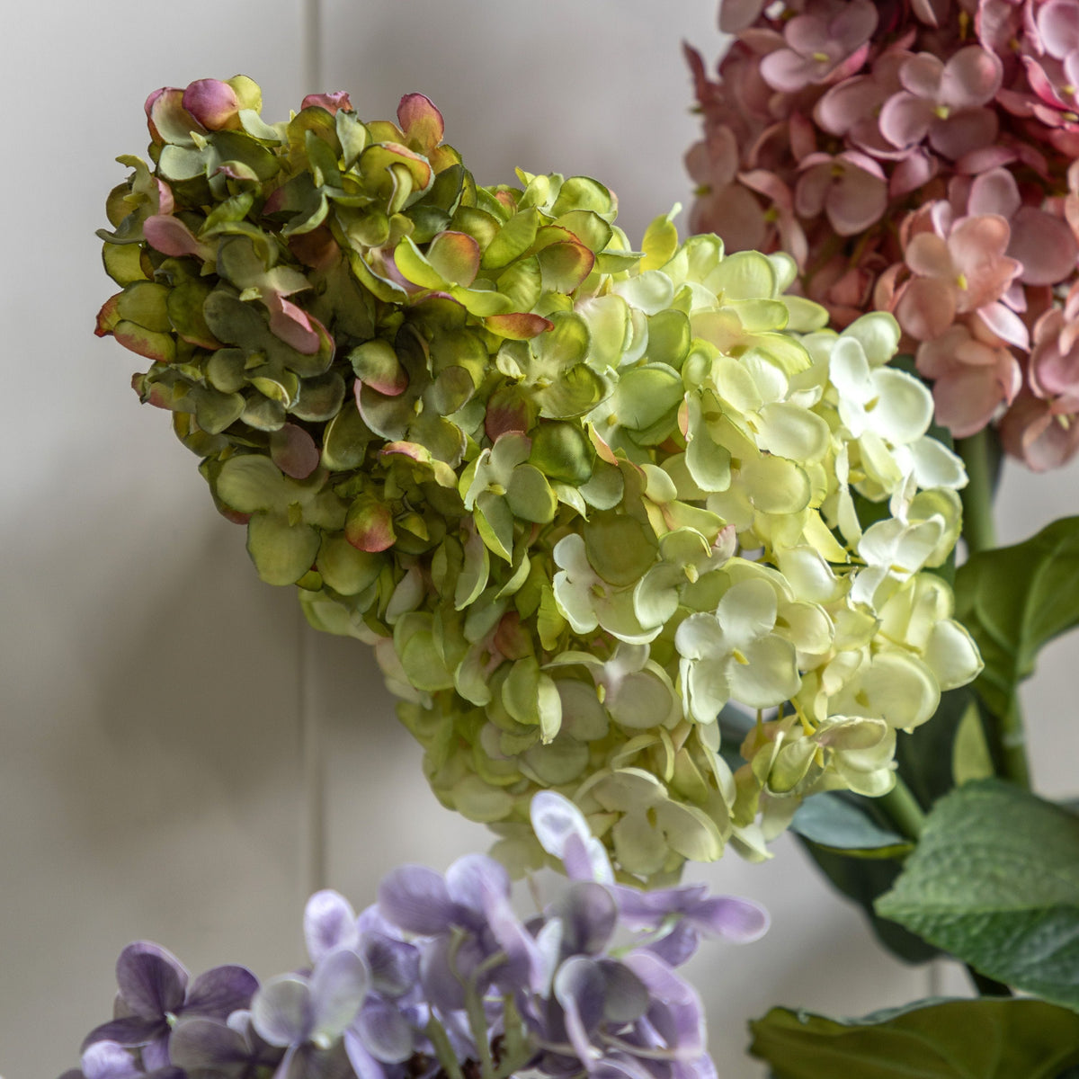 Bodhi Accessories Vintage Cone Hydrandea Stem White 12pk House of Isabella UK