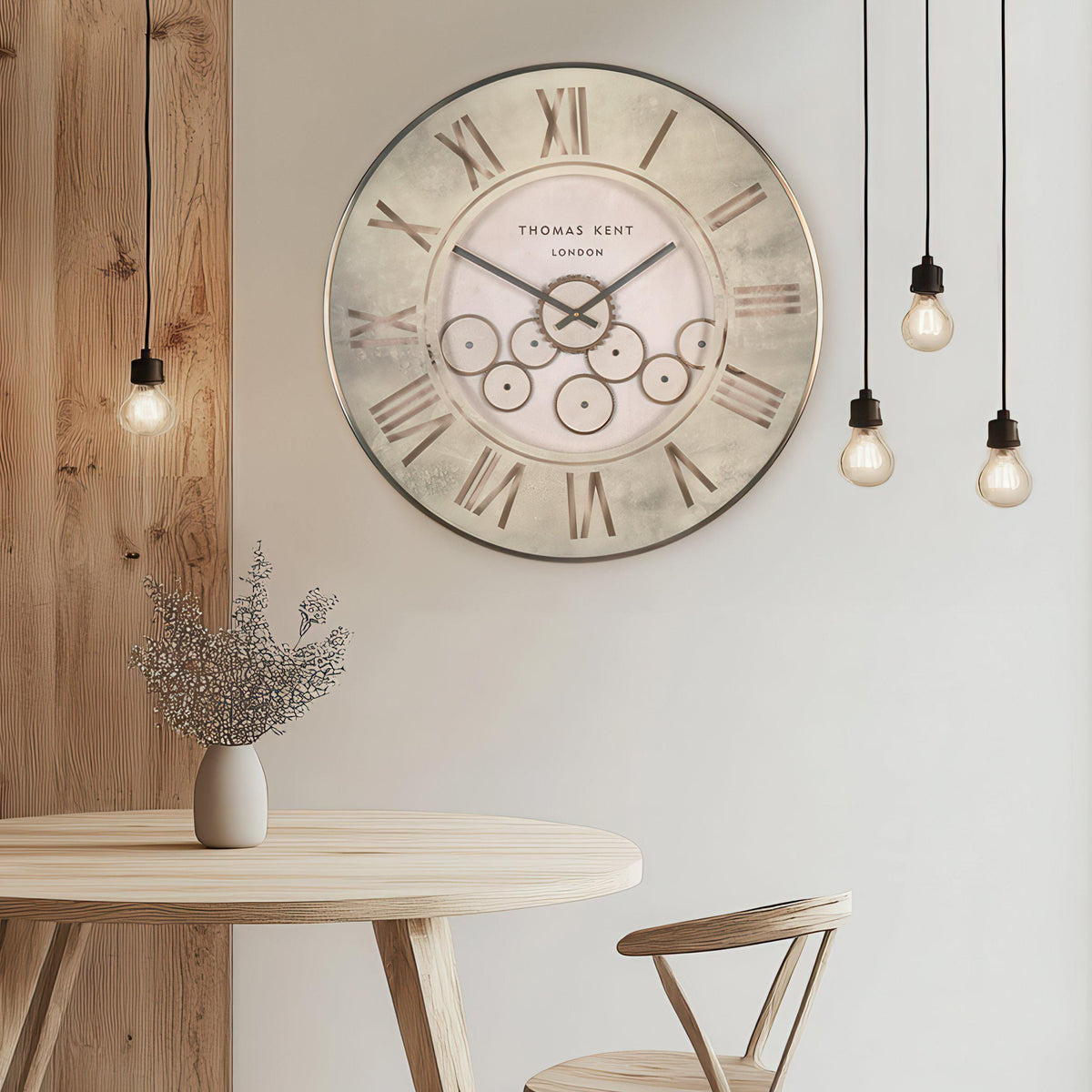 Bodhi Accessories Wall Clock Cog Stone House of Isabella UK