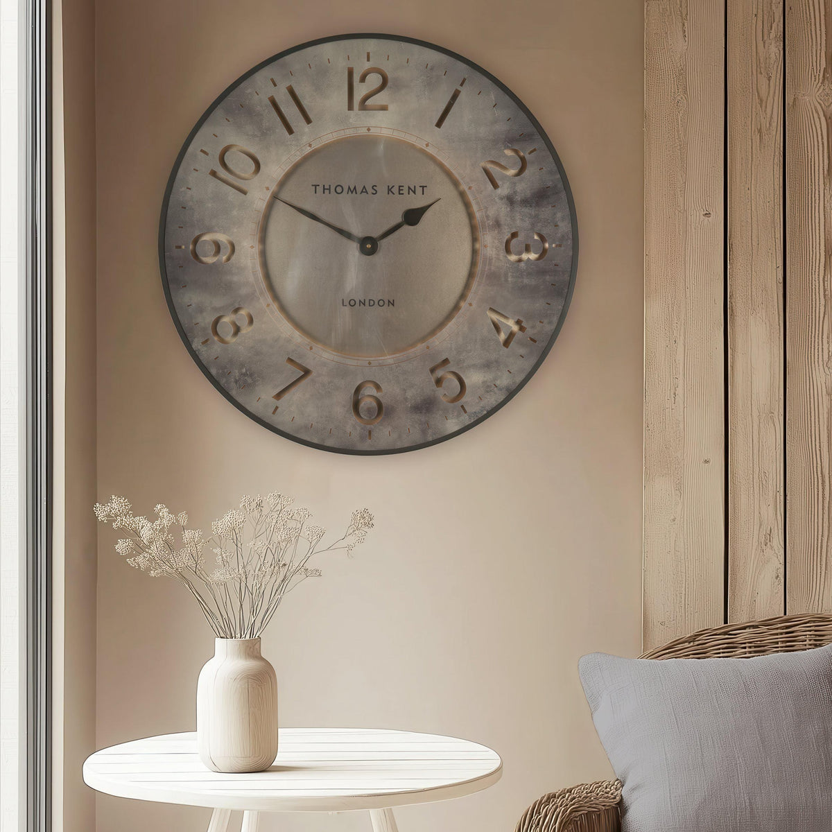 Bodhi Accessories Wall Clock Harvest Gold House of Isabella UK