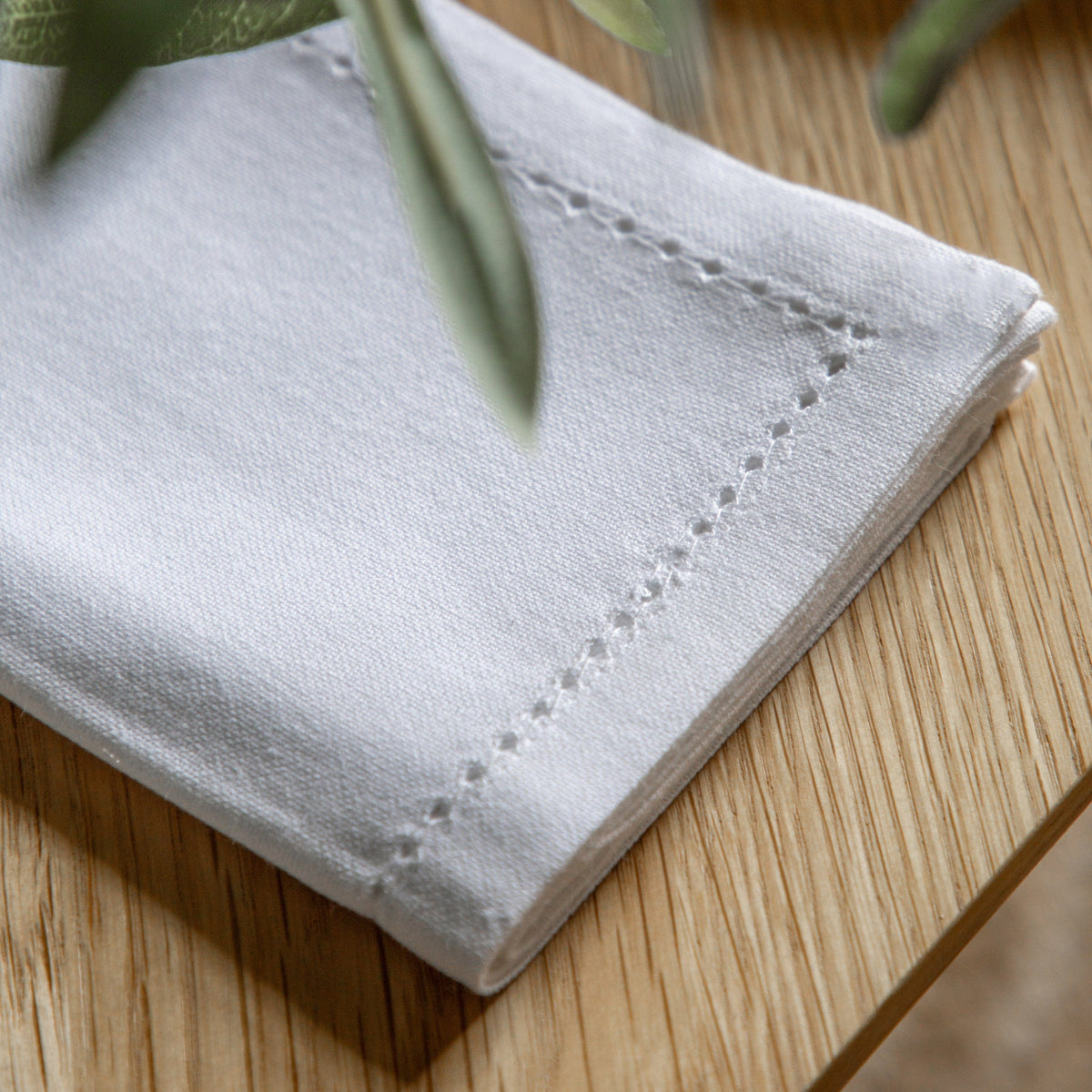 Bodhi Accessories White Classic Napkin 4pk White House of Isabella UK