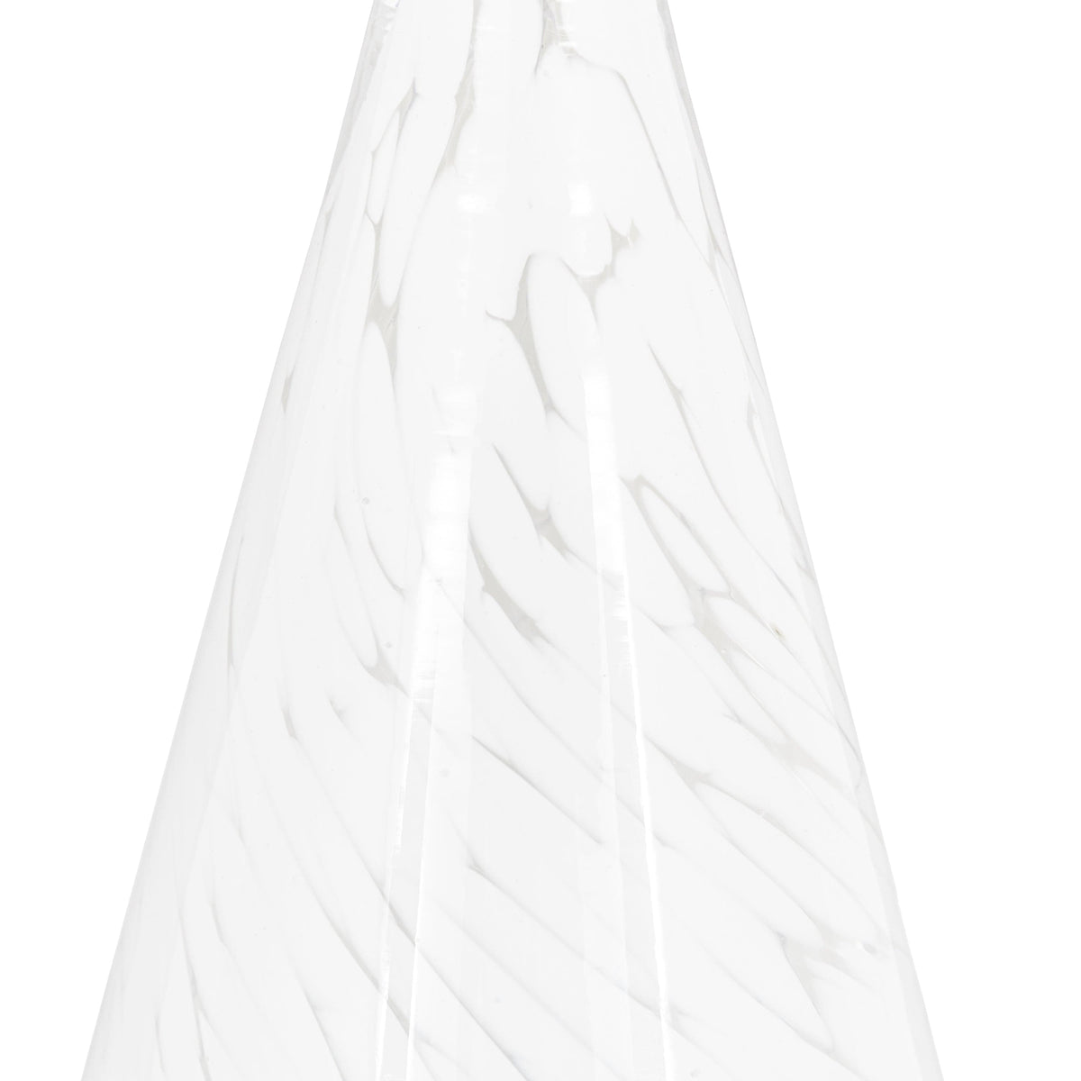 Bodhi Accessories White Confetti Glass Tree Decoration Small House of Isabella UK