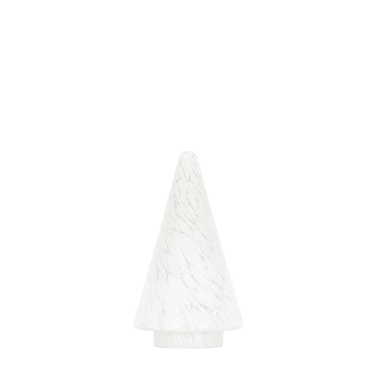 Bodhi Accessories White Confetti Glass Tree Decoration Small House of Isabella UK