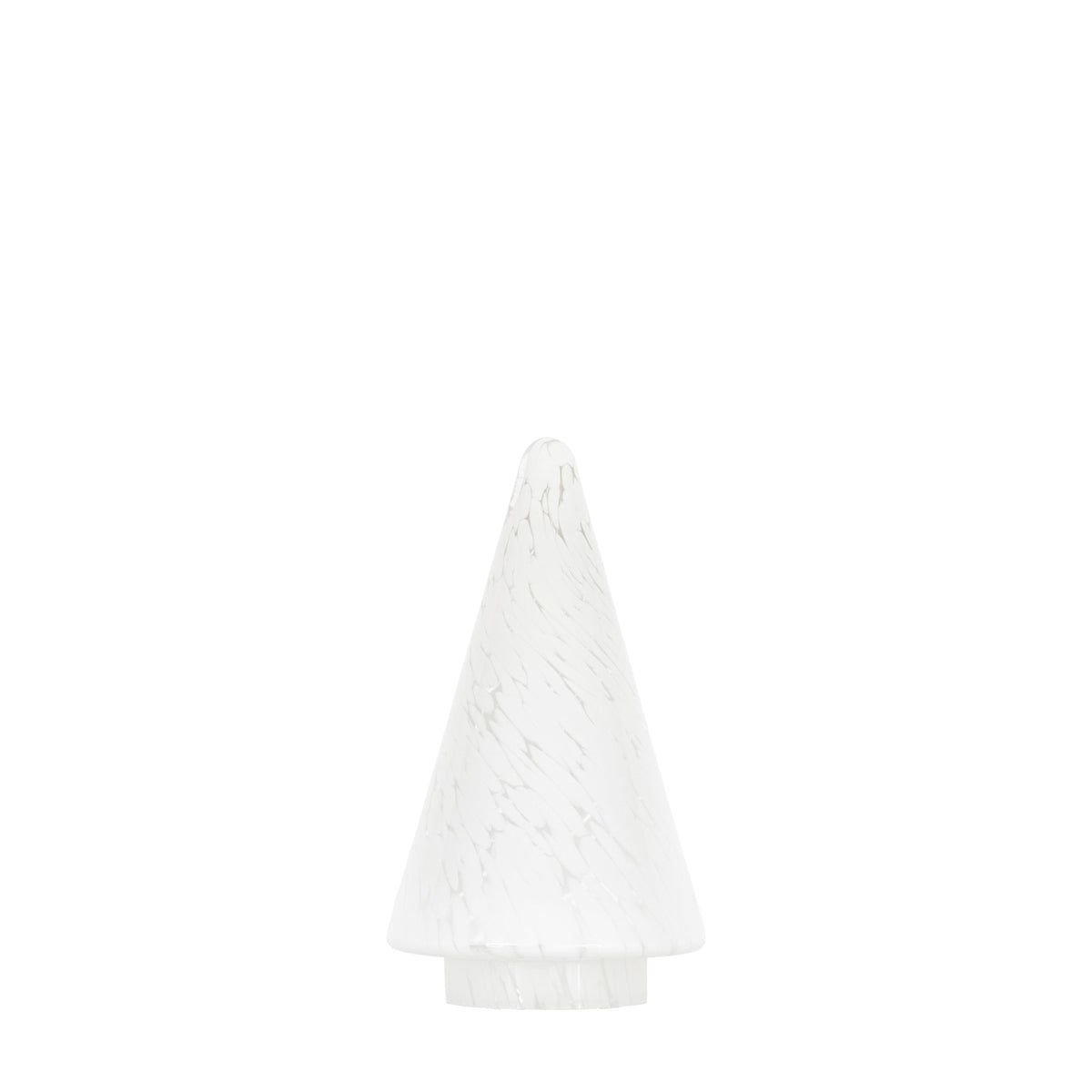 Bodhi Accessories White Confetti Glass Tree Decoration Small House of Isabella UK