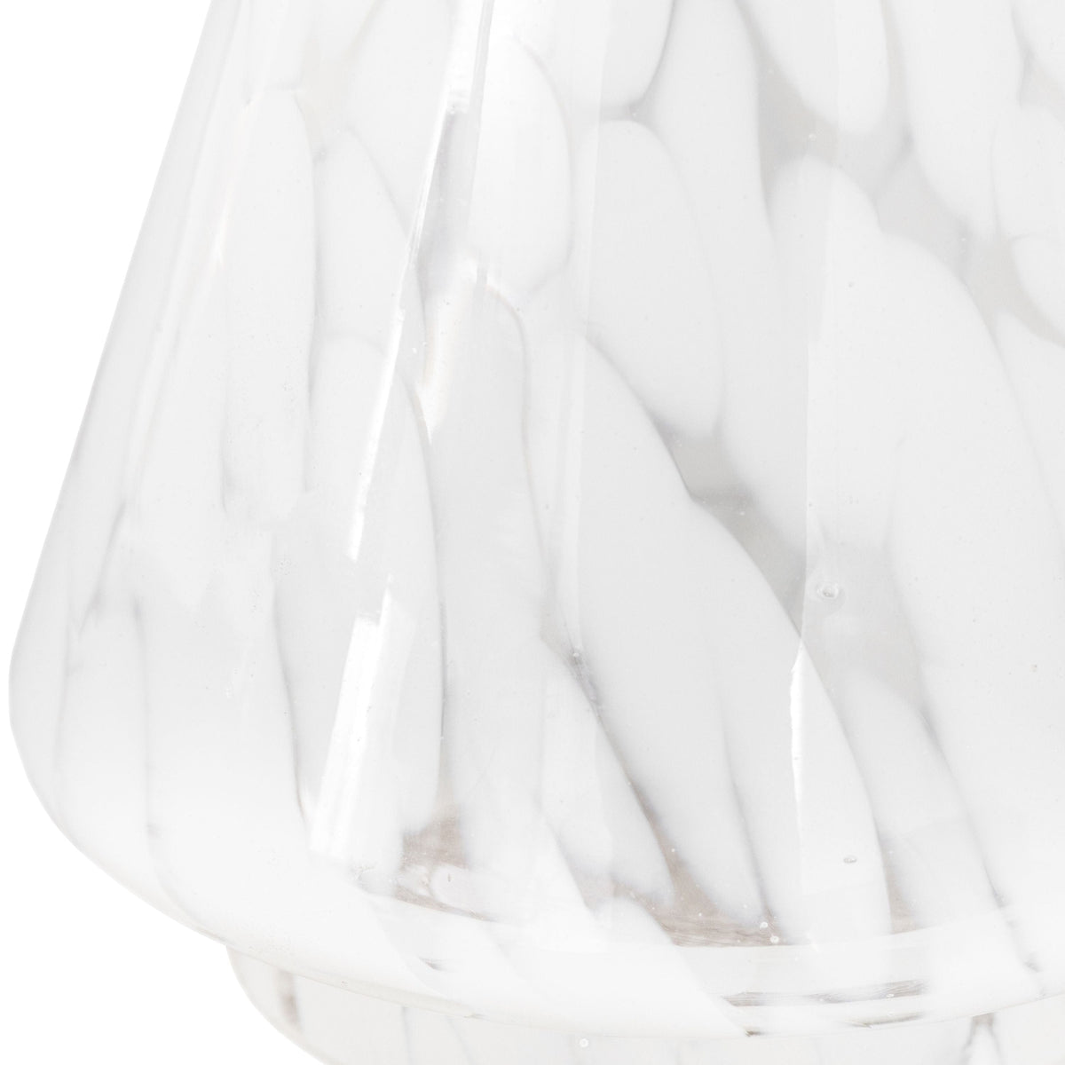 Bodhi Accessories White Confetti Glass Tree Decoration Small House of Isabella UK