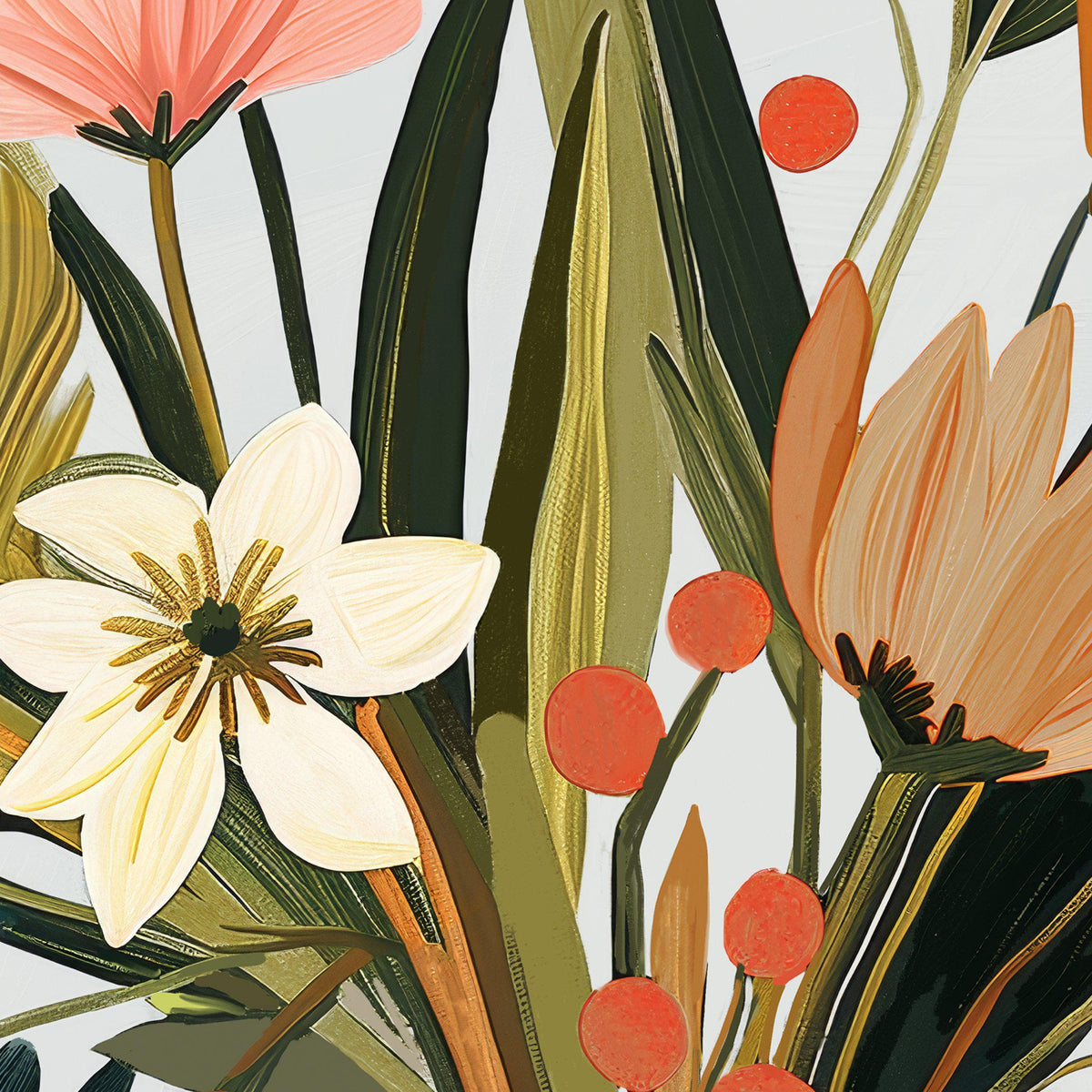 Bodhi Accessories Wild at Heart Framed Canvas House of Isabella UK