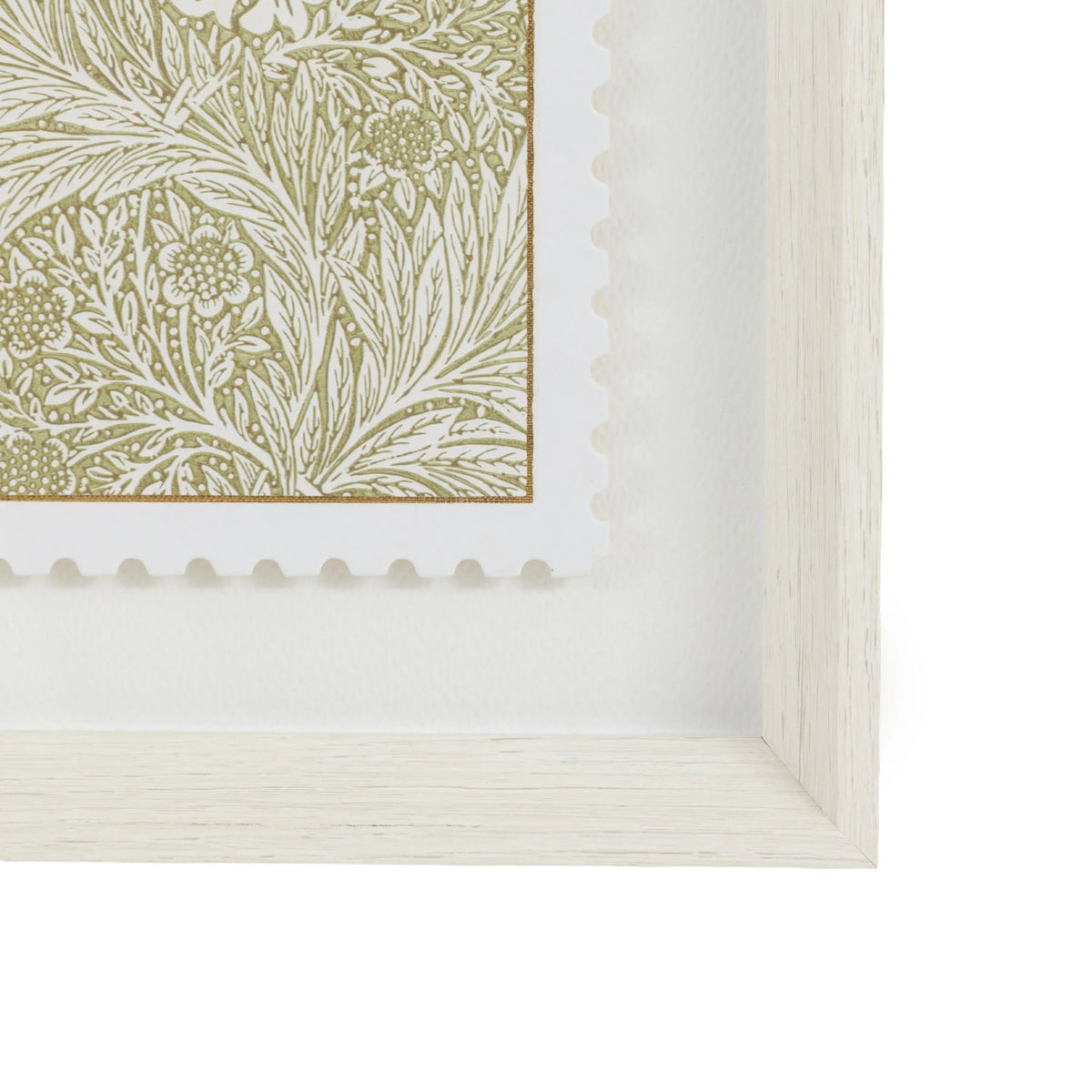 Bodhi Accessories William Morris Stamp Green Framed Art Set of 2 House of Isabella UK