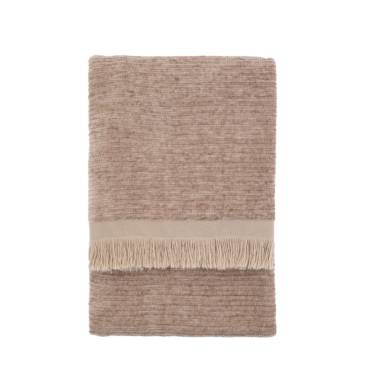 Bodhi Accessories Willow Chenille Throw Natural House of Isabella UK