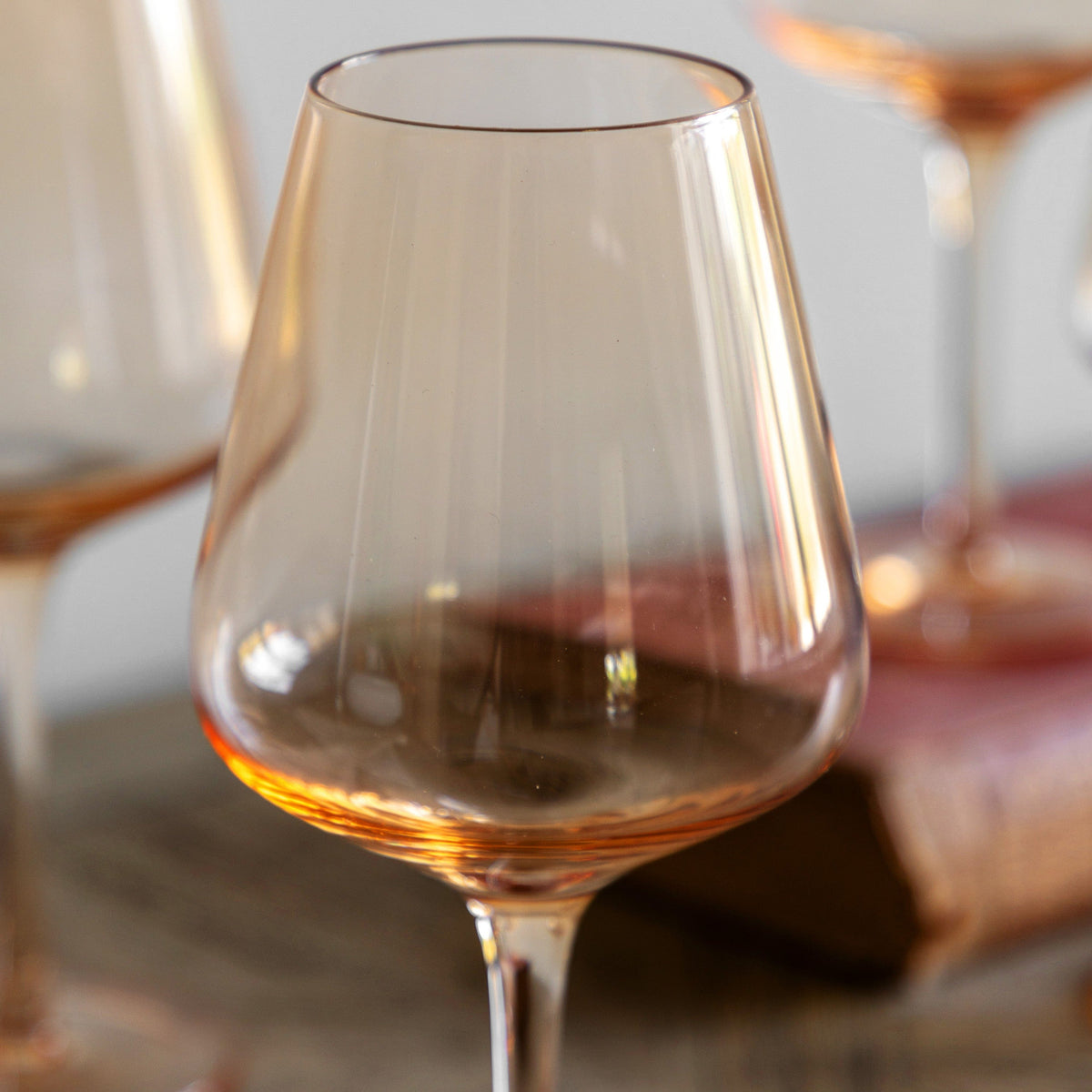 Bodhi Accessories Wine Glass Smokey Green 4pk House of Isabella UK