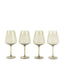 Bodhi Accessories Wine Glass Smokey Green 4pk House of Isabella UK