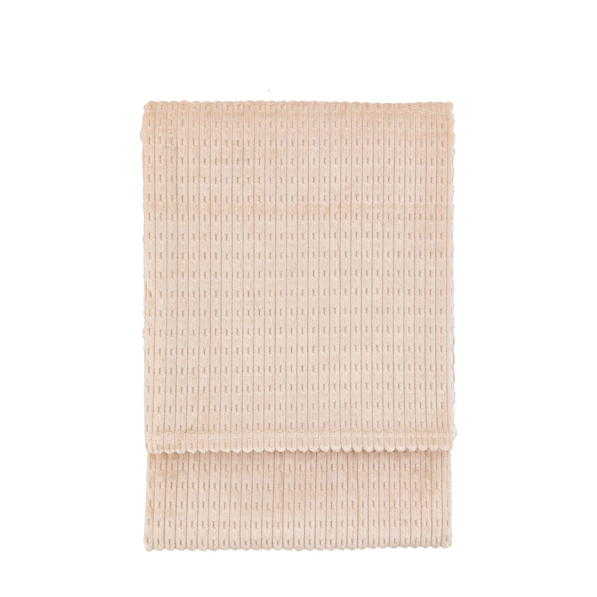 Bodhi Accessories Winson Flannel Throw Taupe House of Isabella UK