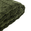Bodhi Accessories Woodland Cable Knit Throw Forest Green House of Isabella UK
