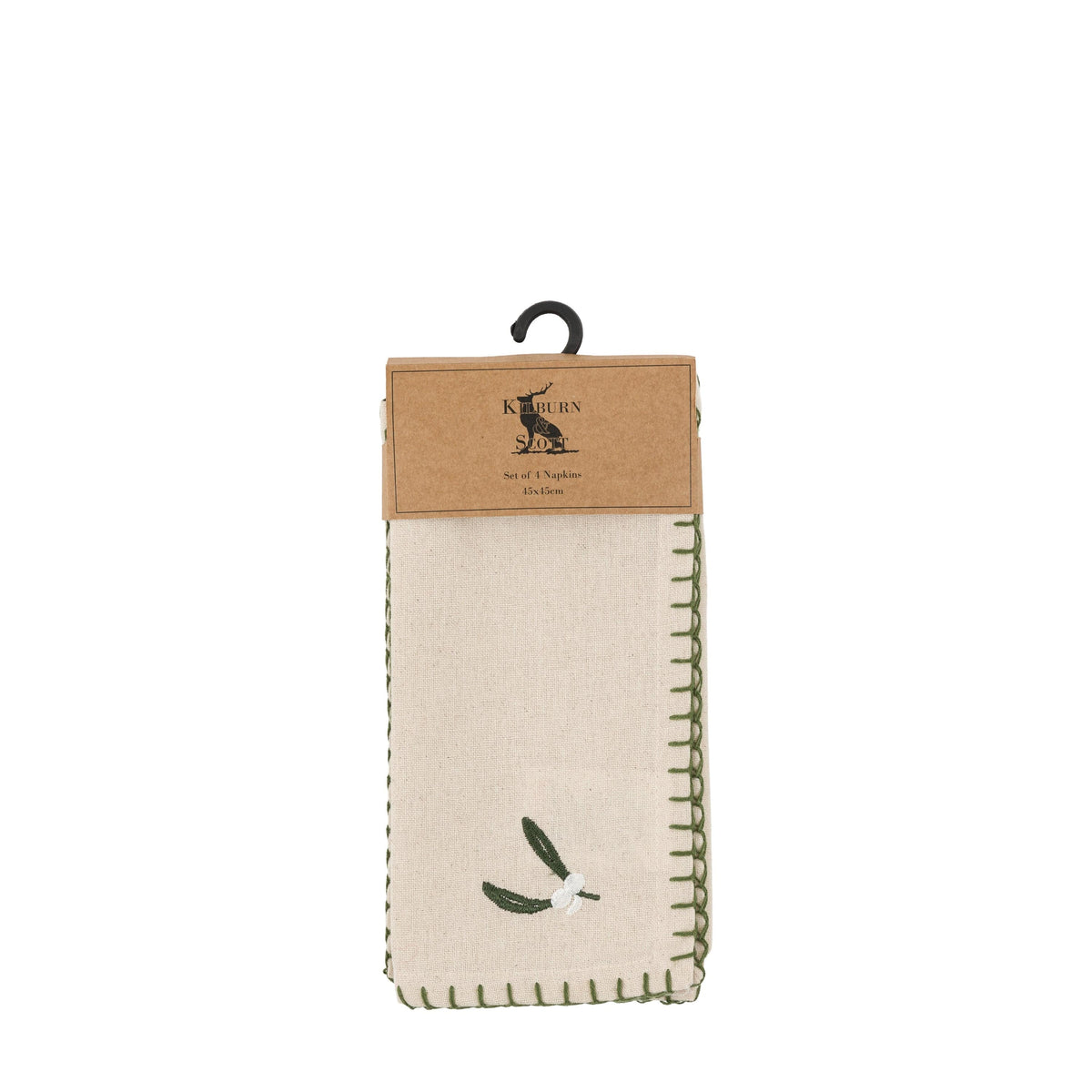 Bodhi Accessories Woodland Christmas Napkin 4pk House of Isabella UK