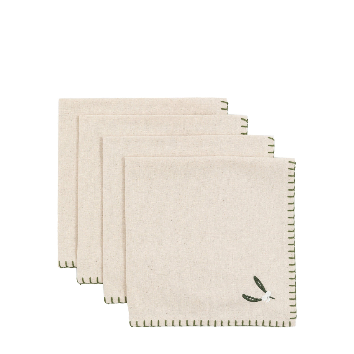 Bodhi Accessories Woodland Christmas Napkin 4pk House of Isabella UK
