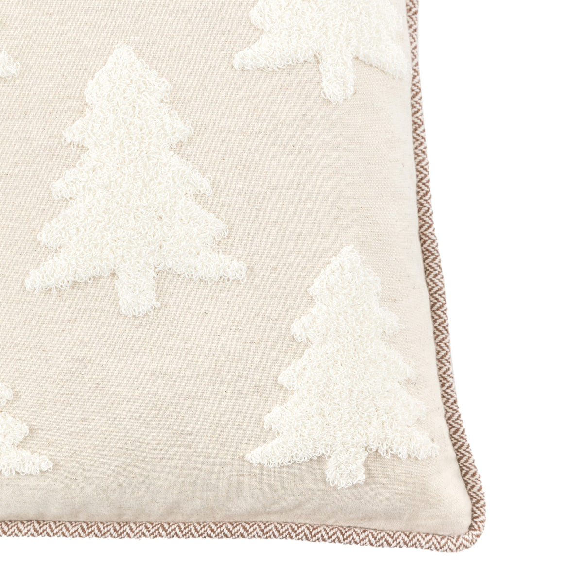 Bodhi Accessories Woodland Embroidered Tree Cushion House of Isabella UK