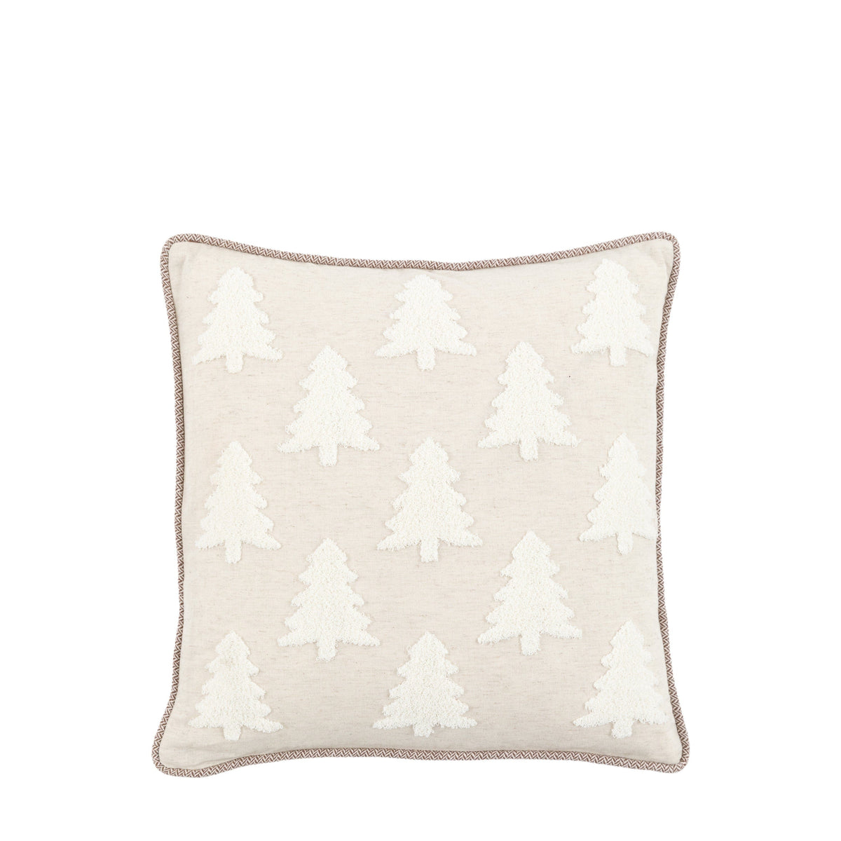 Bodhi Accessories Woodland Embroidered Tree Cushion House of Isabella UK