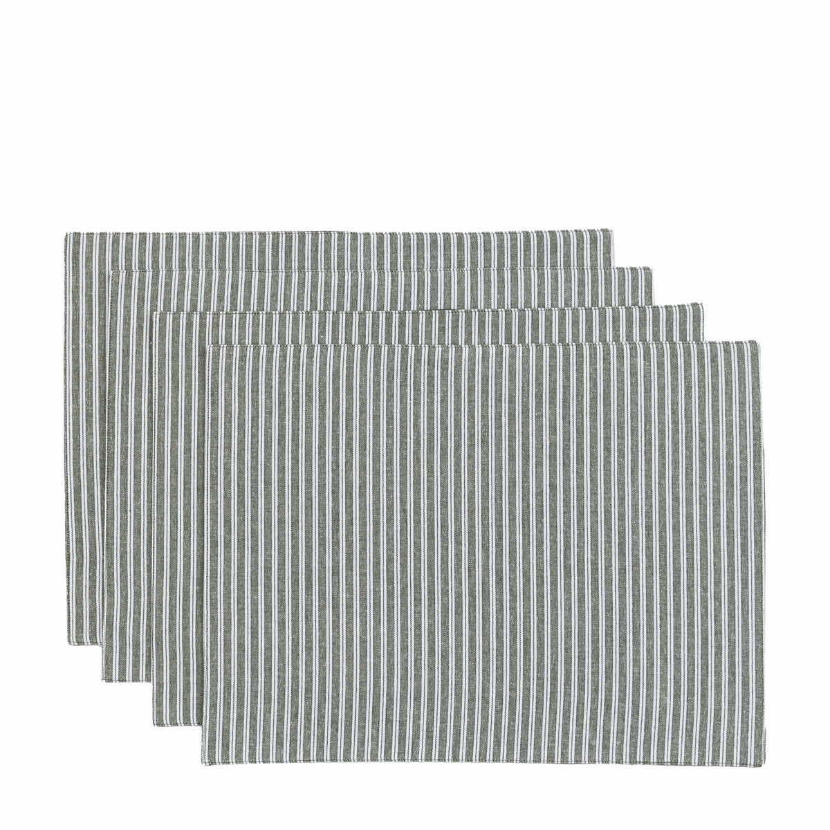 Bodhi Accessories Woodland Festive Stripe Placemats 4pk House of Isabella UK