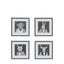 Bodhi Accessories Woodland Gentry Framed Art Set of 4 House of Isabella UK