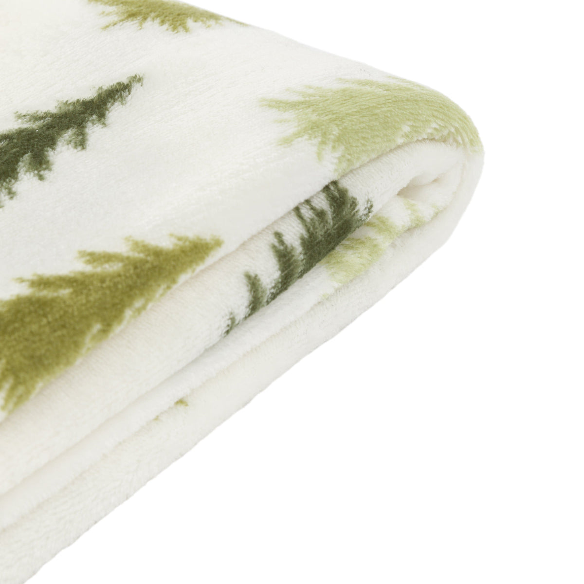 Bodhi Accessories Woodland Tree Printed Fleece Throw House of Isabella UK