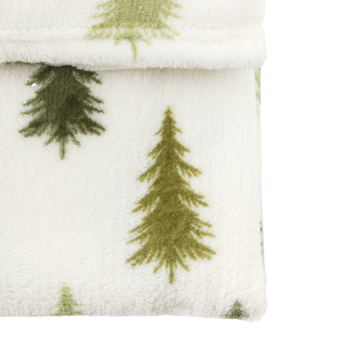 Bodhi Accessories Woodland Tree Printed Fleece Throw House of Isabella UK