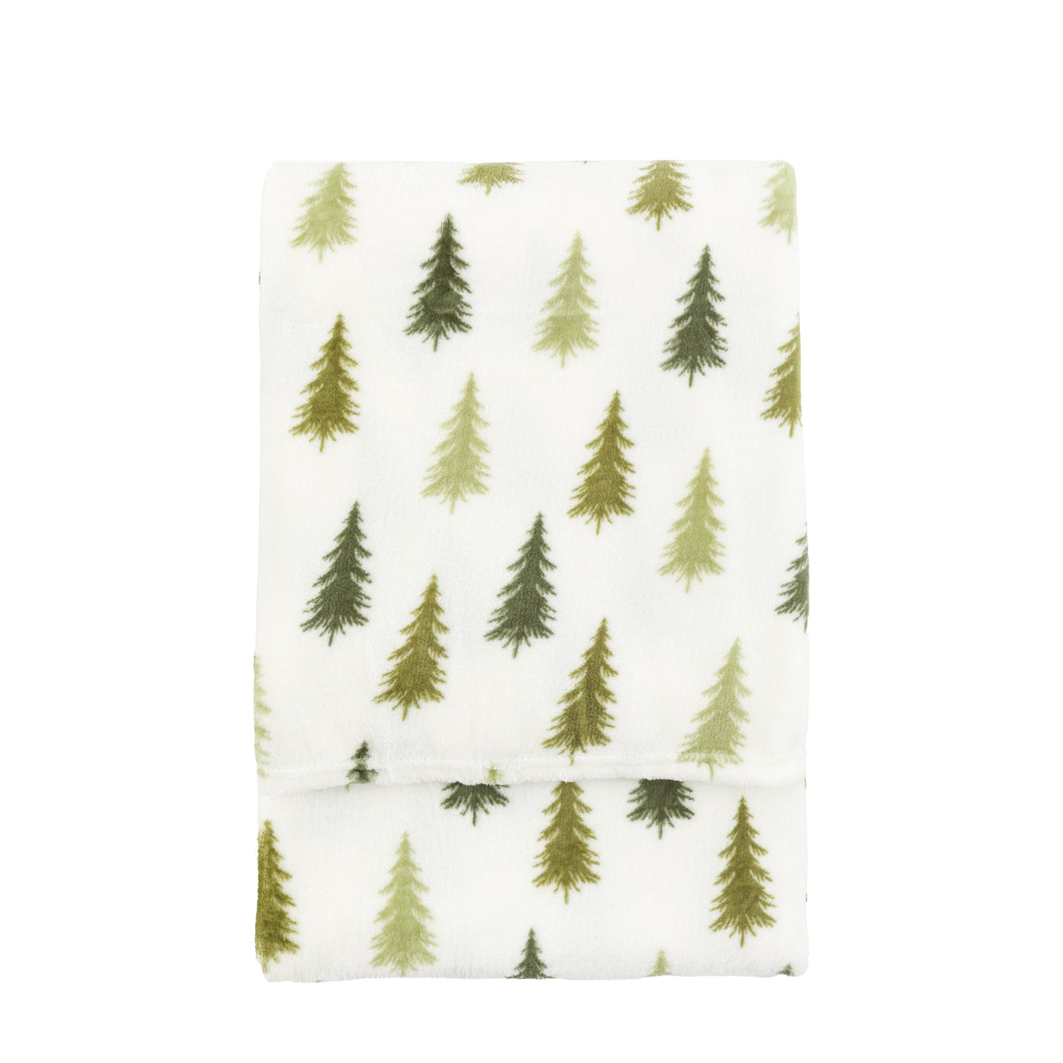 Bodhi Accessories Woodland Tree Printed Fleece Throw House of Isabella UK