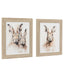 Bodhi Accessories Woodland Whiskers Framed Canvas Set of 2 House of Isabella UK