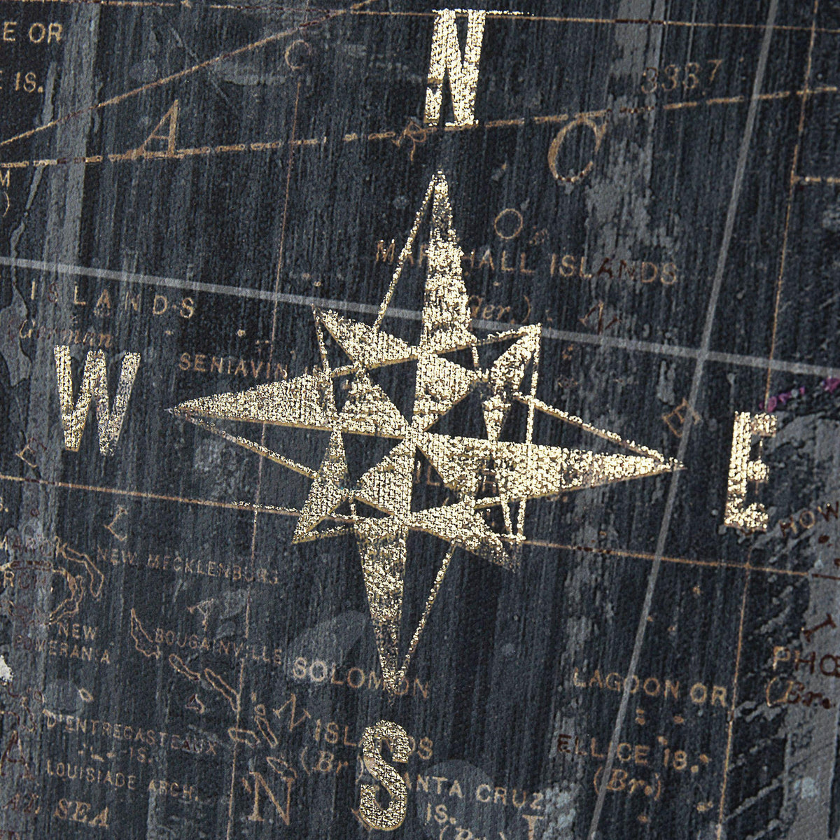 Bodhi Accessories World Traveller Map Framed Canvas House of Isabella UK