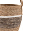 Bodhi Accessories Woven Storage Basket Contrast Stripe Set of 2 House of Isabella UK