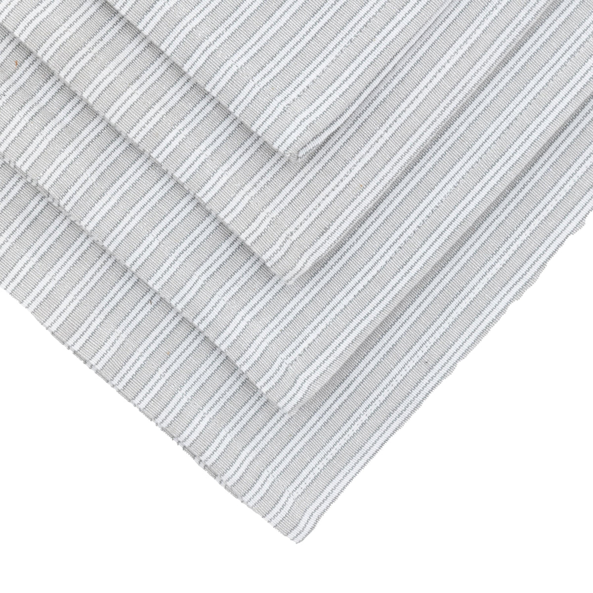 Bodhi Accessories Woven Striped Napkin Grey 4pk House of Isabella UK