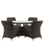 Bodhi Dining Ascot 4 Seater Round Dining Set House of Isabella UK