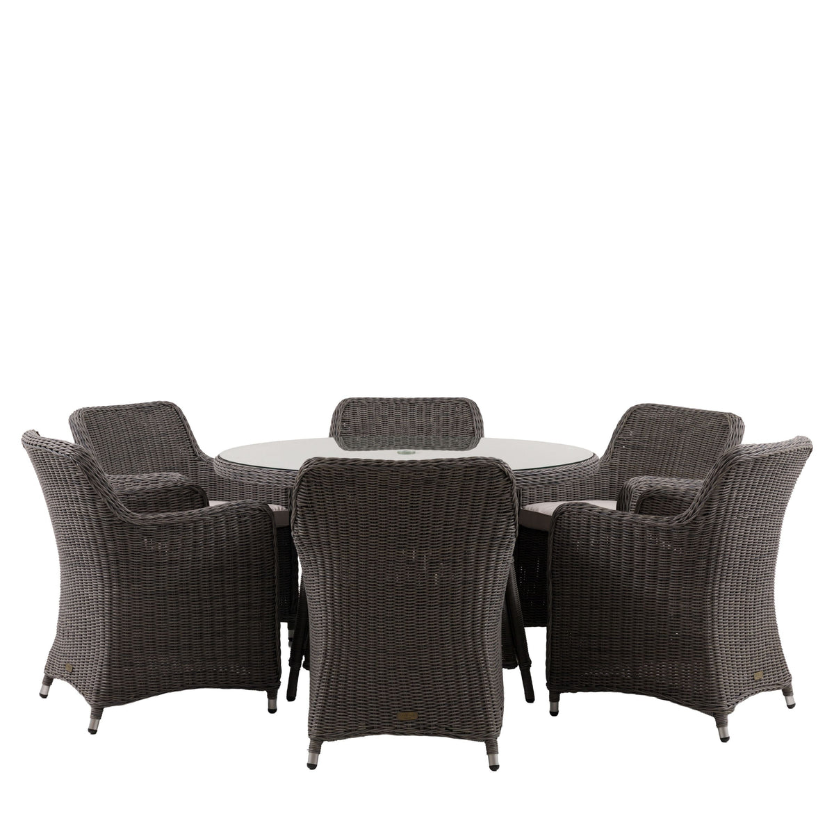 Bodhi Dining Ascot 6 Seater Round Dining Set House of Isabella UK