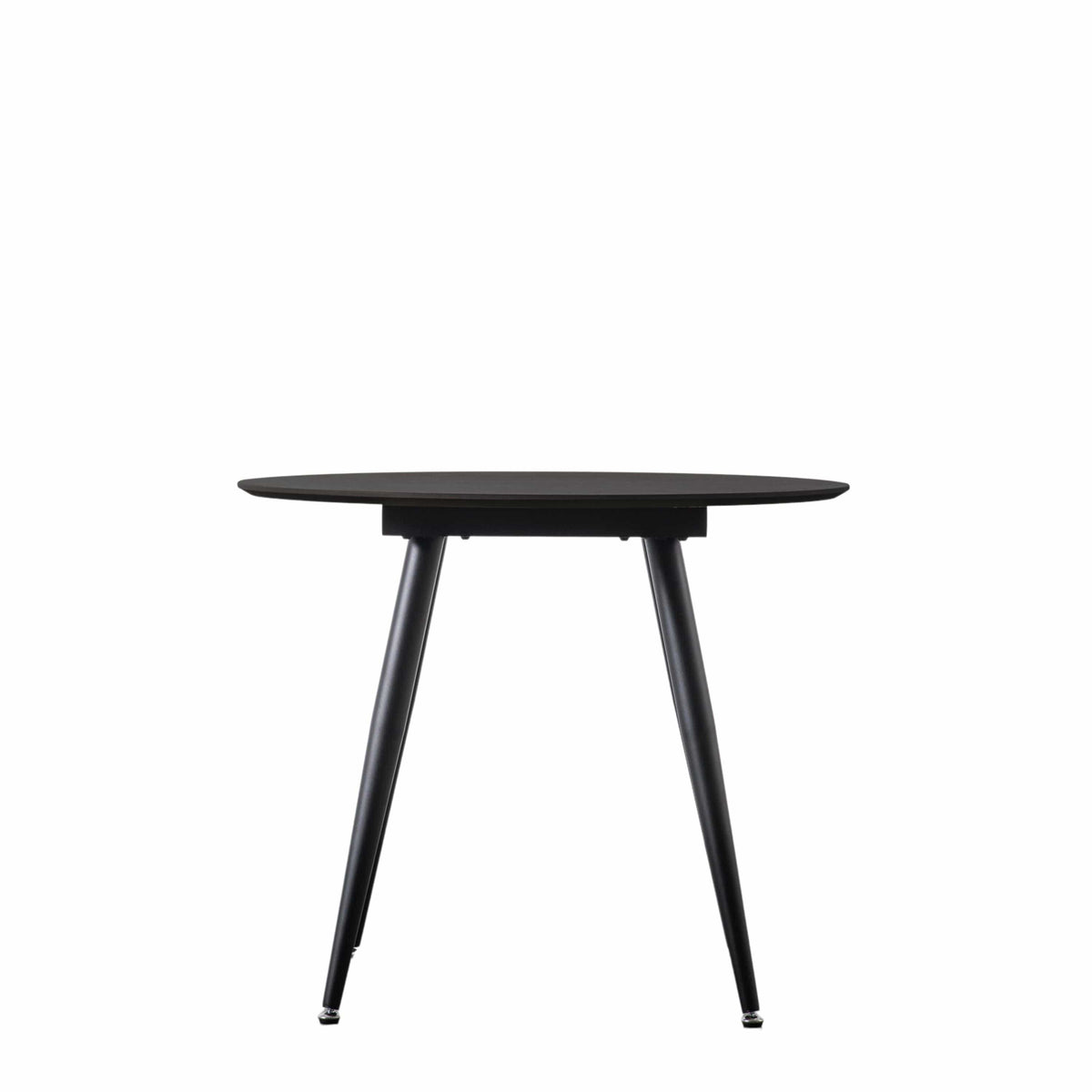 Askett Round Dining Table Black 900x900x750mm.