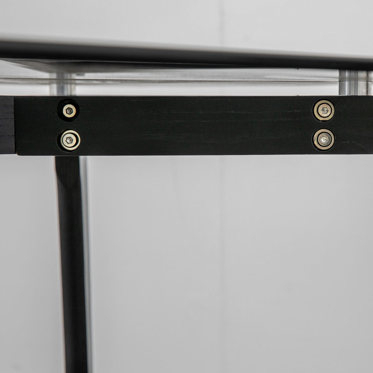 Barwick Rectangle Dining Table Black 1200x800x750mm.